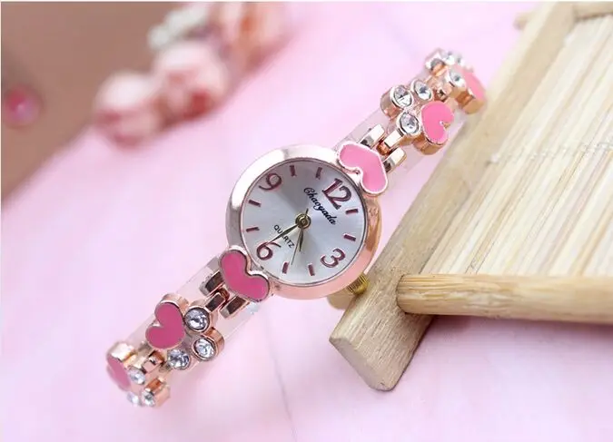 2017 модные роскошные Брендовые женские часы-браслет повседневные кварцевые часы