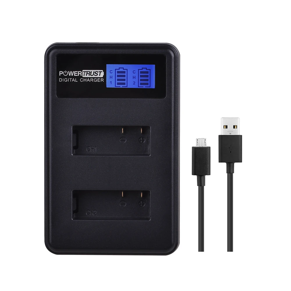 4x PG1050 1180mAh батареи + LCD Dual USB зарядное устройство для SJCAM SJ4000 M10 SJ5000 SJ5000X EKEN H9 H9R H8R H8 GIT