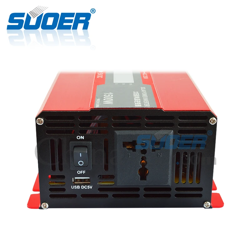 Suoer【 Modified Sine Wave Inverter 】 Car 1500W 12V 220V DC AC Power (SDB-D1500A) | Обустройство дома