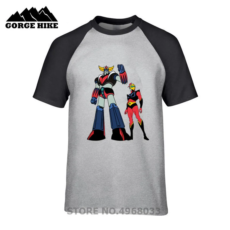 Японский аниме Mazinger Z 3D Футболка с принтом Hombre No Fade Grendizer Goldrake ufo робот размера плюс