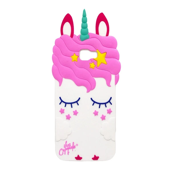 Unicorn White Силиконовый чехол для samsung Galaxy J4 J6 J8 чехол J600 J400F 3D мультфильм милый чехол s для samsung J6 J4 Plus чехол Coque Fundas - Цвет: Unicorn White