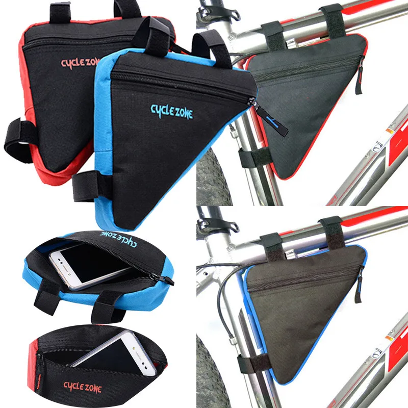 Высокое качество водонепроницаемый Треугольник велосипед передняя трубка рамка