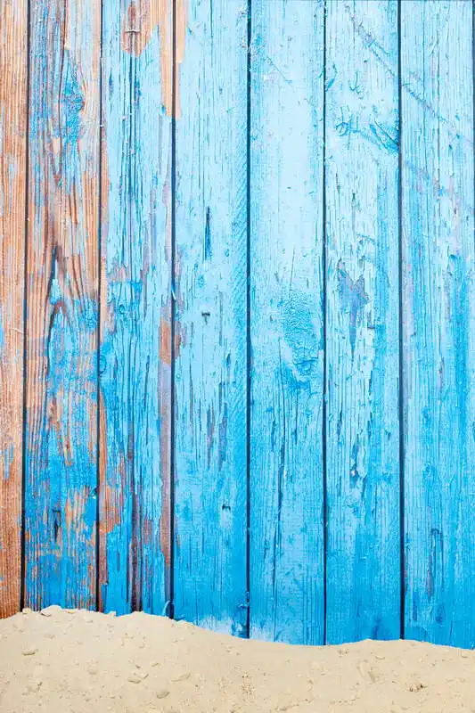 

5x7ft Cyan Blue Wood Grain Pallets Wall Washable One Piece No Wrinkle Banner Photo Studio Background Backdrop Polyester Fabric