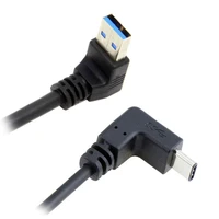 xiwai usb 3 1 usb c up down angled to 90d down angled a male data cable for laptop