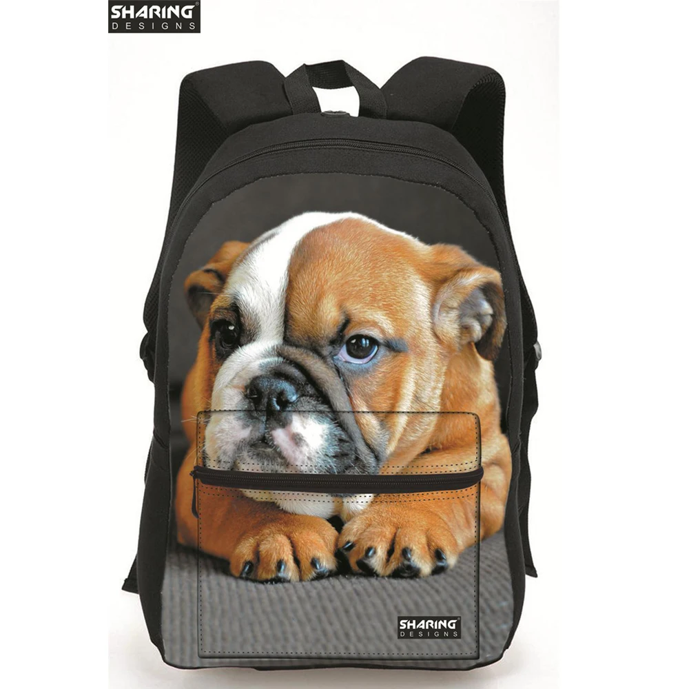 Крутой Детский рюкзак с принтом собаки головой обезьяны панды и Тигра для