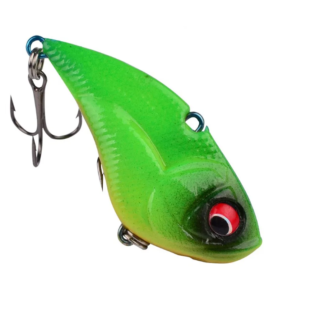 

1Pcs High Quality 50mm 13g Crankbaits Soft Vibration Fishing Lures Wobbler VIB Lure Sinking Artificial Bass Pike Bait Tackle