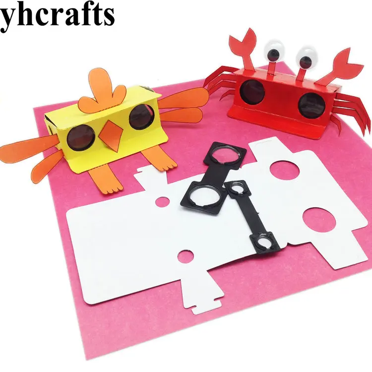 

6 шт./лот «сделай сам» и рисунок unfinishe, телескоп, создайте свои собственные Ранние развивающие игрушки Kingergarten, искусство, ручная работа, оптовая продажа