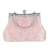 women clutch bags beads evening ladies beaded embroidered shoulder bag wedding party bridal handbag new new fashion
