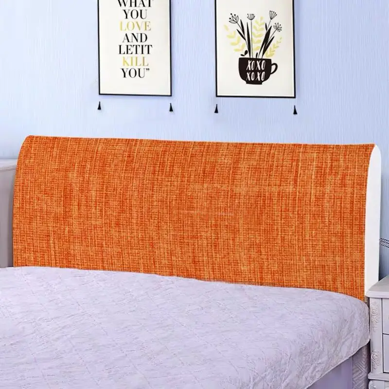 Современная короткая однотонная имитация льняной эластичной ткани