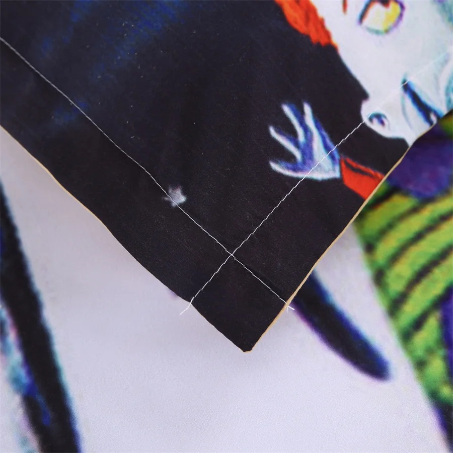 Рождество 3D 4 шт Европы и США Хэллоуин цифровой печати пододеяльник набор для