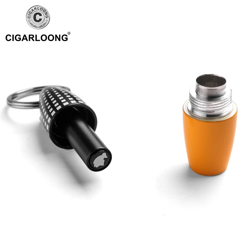 COHIBA дырокол для сигар съемный мини-дырокол для сигар резак, портативный с круглой пряжкой