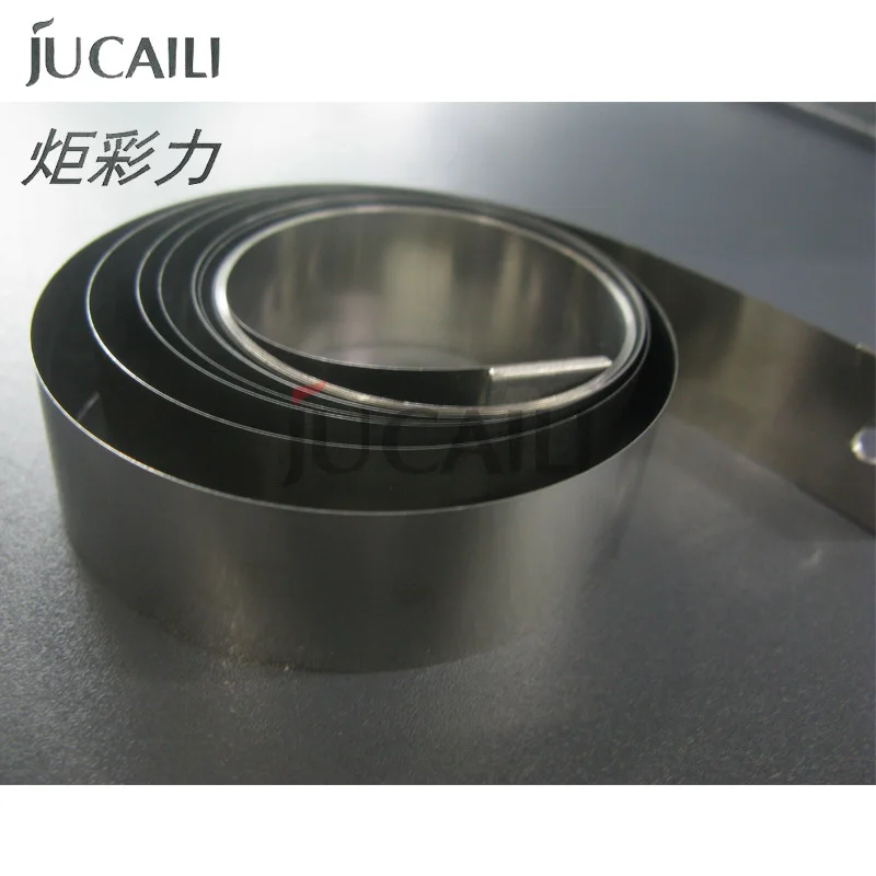 Фото Оригинальный стальной ремень Jucaili для принтера Mutoh Valuejet VJ1614 VJ1624W VJ1604 VJ1638, ремень из нержавеющей стали №1