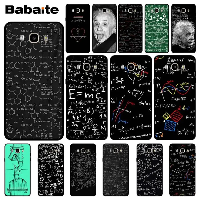 Babaite E = mc Mathematics Альберт Эйнштейн классический высококачественный чехол для