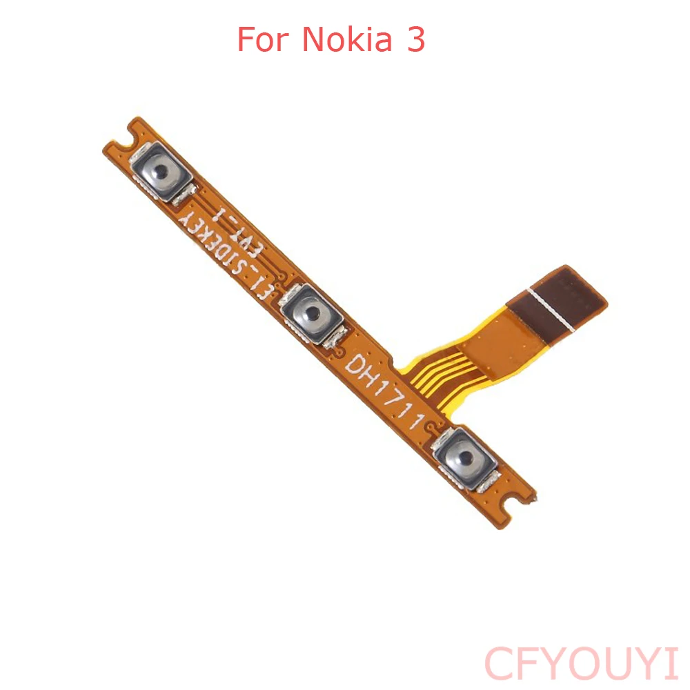 Кнопка включения/выключения питания и Кнопки громкости для Nokia 3 гибкий кабель