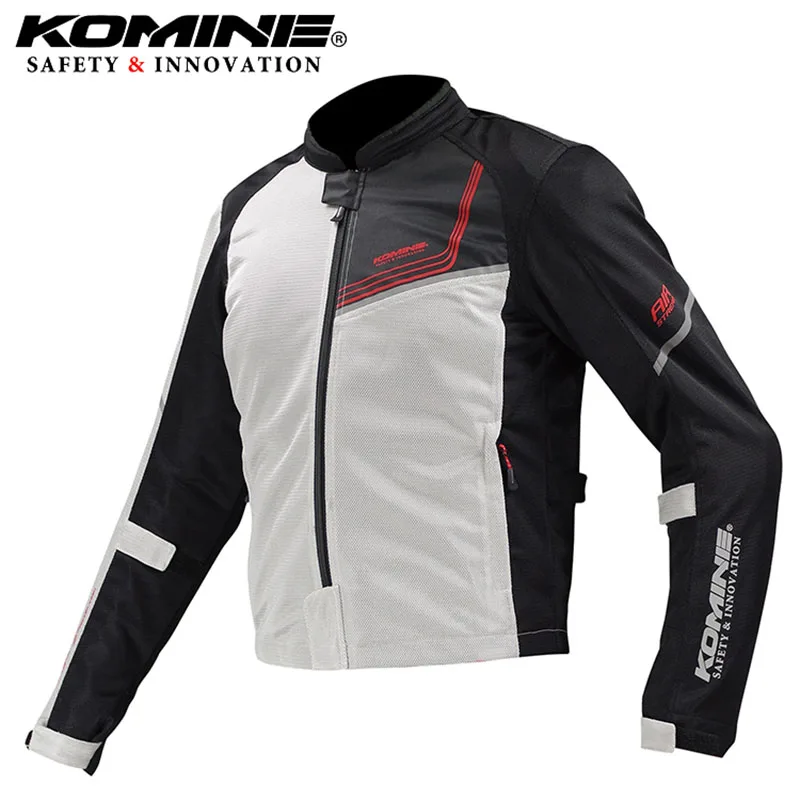 Komine японская оригинальная Мужская мотоциклетная куртка дышащая защита для тела