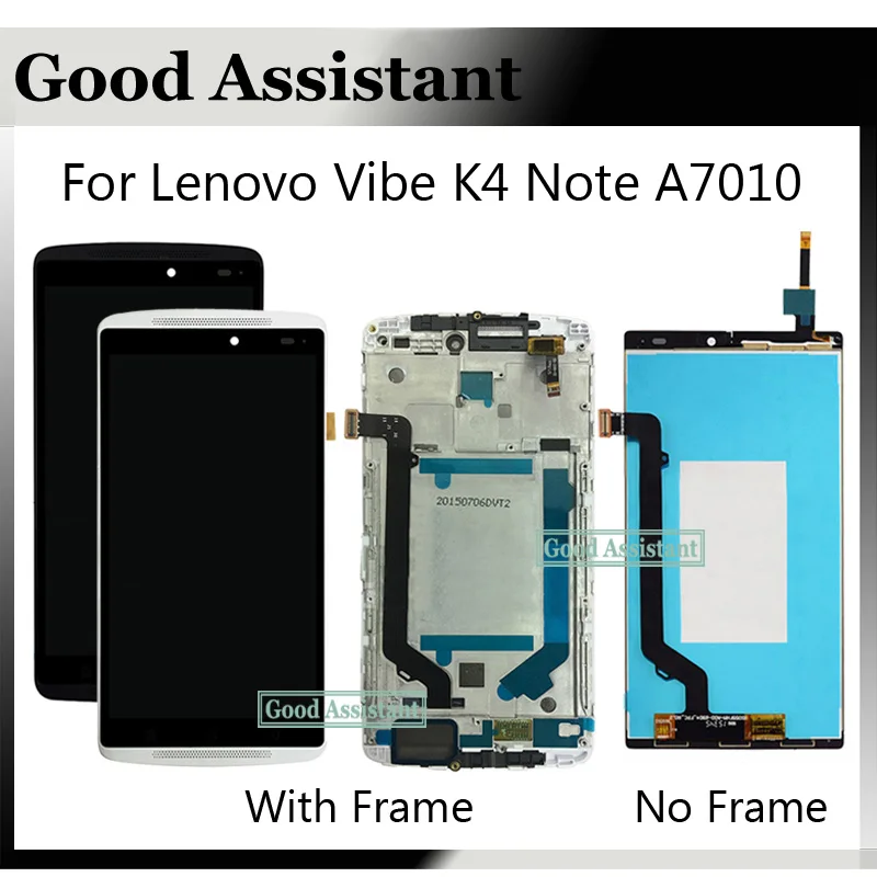Черный/белый для Lenovo K4 Note A7010a48 A7010 / Lemon Vibe X3 Lite K51c78 ЖК дисплей + сенсорный экран
