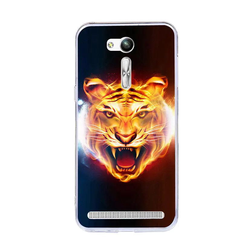 J&ampR Soft TPU Phone Cover For Asus Zenfone Go ZB552KL X007D 5.5 Silicone Case Colorful Printing Cases Cartoon Animals |