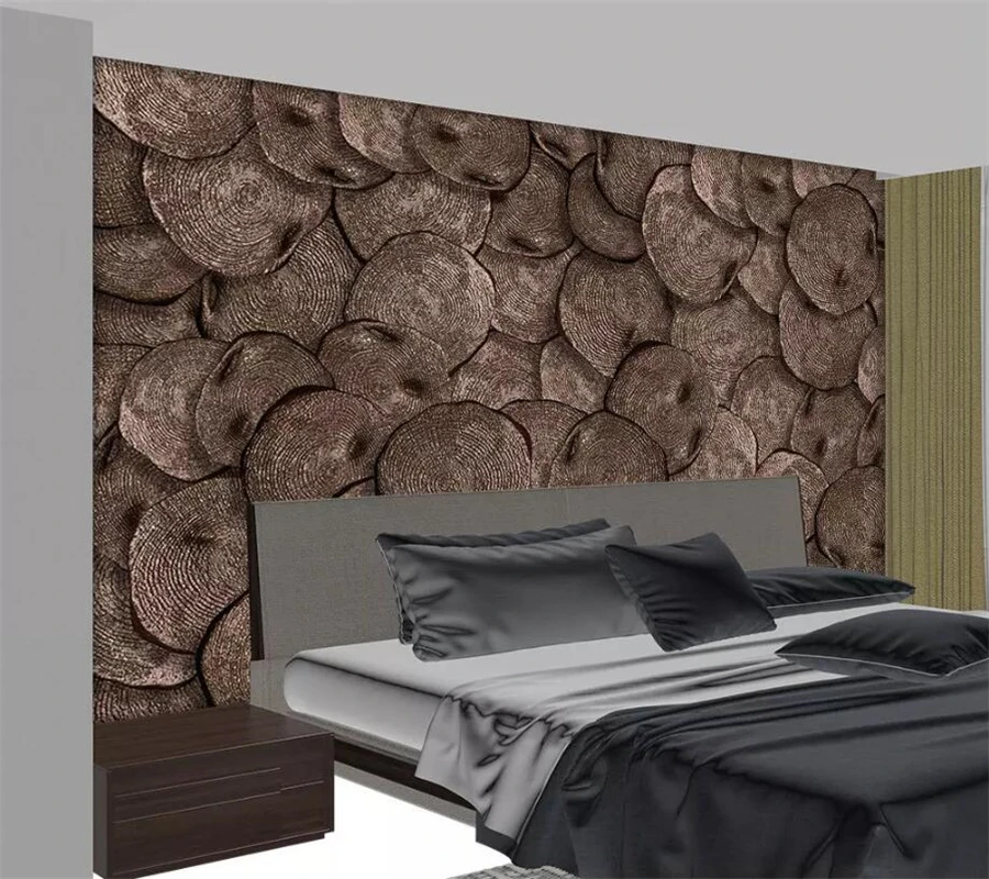 Wellyu обои домашний Декор на заказ деревянный блок деревянная комбинация текстура