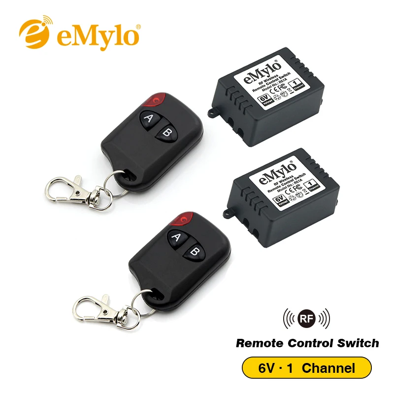 Беспроводной смарт переключатель eMylo DC5V/ 6V RF светильник с дистанционным