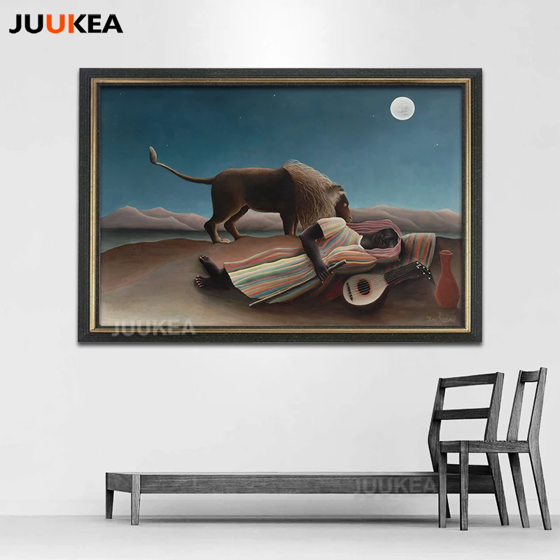 Анри Руссо спальный Gypsy классический холст маслом Печать на холсте настенные