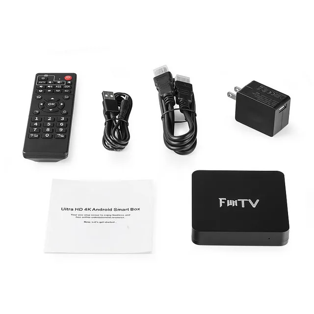 Весело tv box Android 6,1 fun ТВ 2 BOX amlogic cortex A53 почты Smart tv box Японский Корейский Малайзии HK TW 1 г 8 г комплект-top box tv