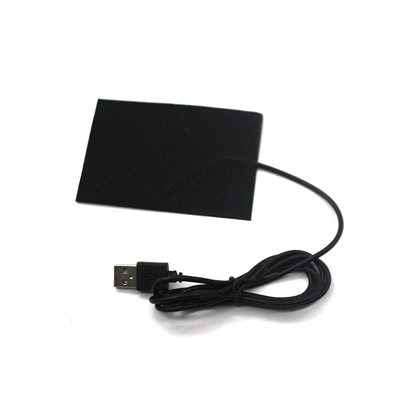 1pcs 1/2/3/5 штук в наборе USB Carbon Fiber Электрический Ткань Нагреватель Колодки Подогрев теплый жилет теплая MF999 - Цвет: 1pcs