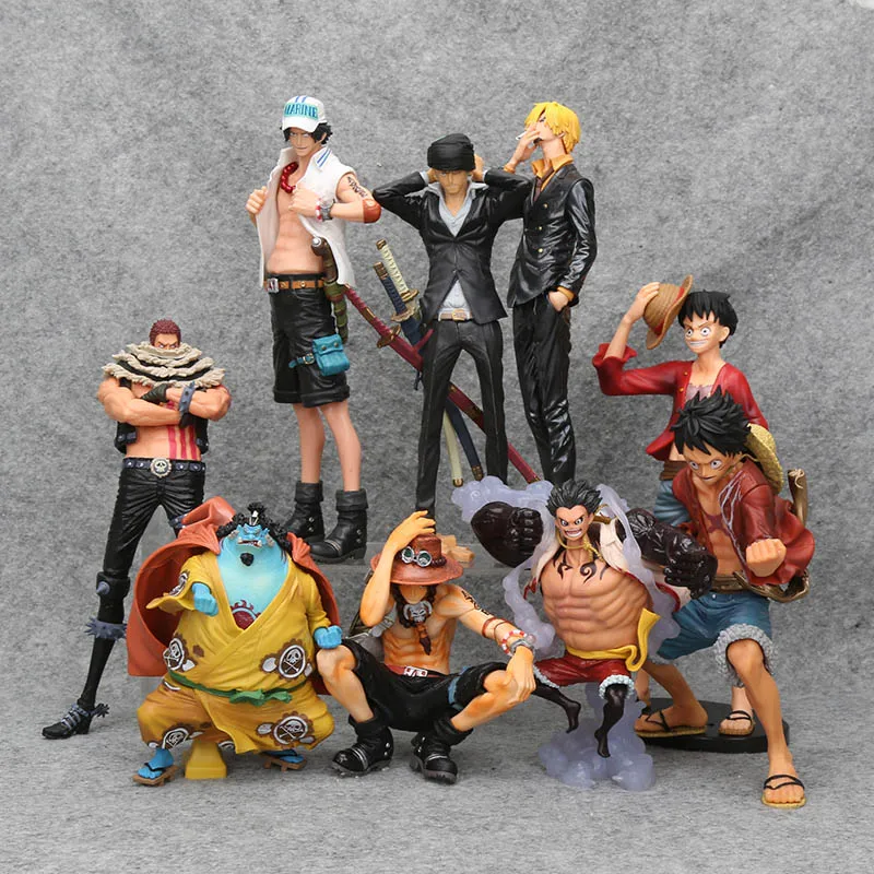 

Anime One Piece Monkey D Luffy action figure King Of Artist Roronoa Zoro Sanji Ace brinquedos KOA Collection Figure model Toys