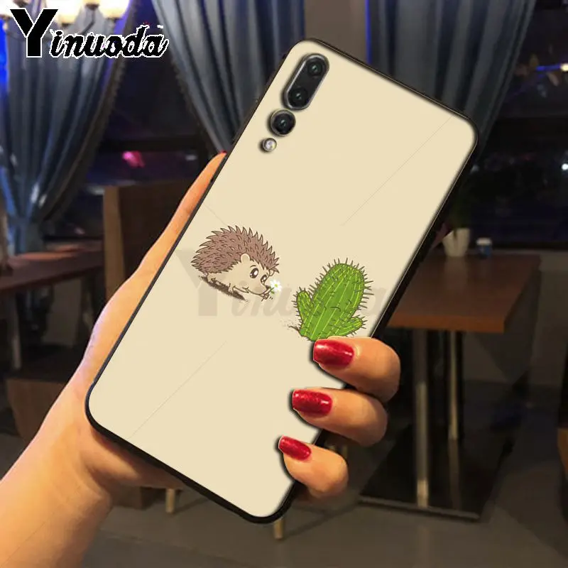 Yinuoda чехол для телефона с изображением животных yhogea ride a bike милый huawei p20 pro p20lite