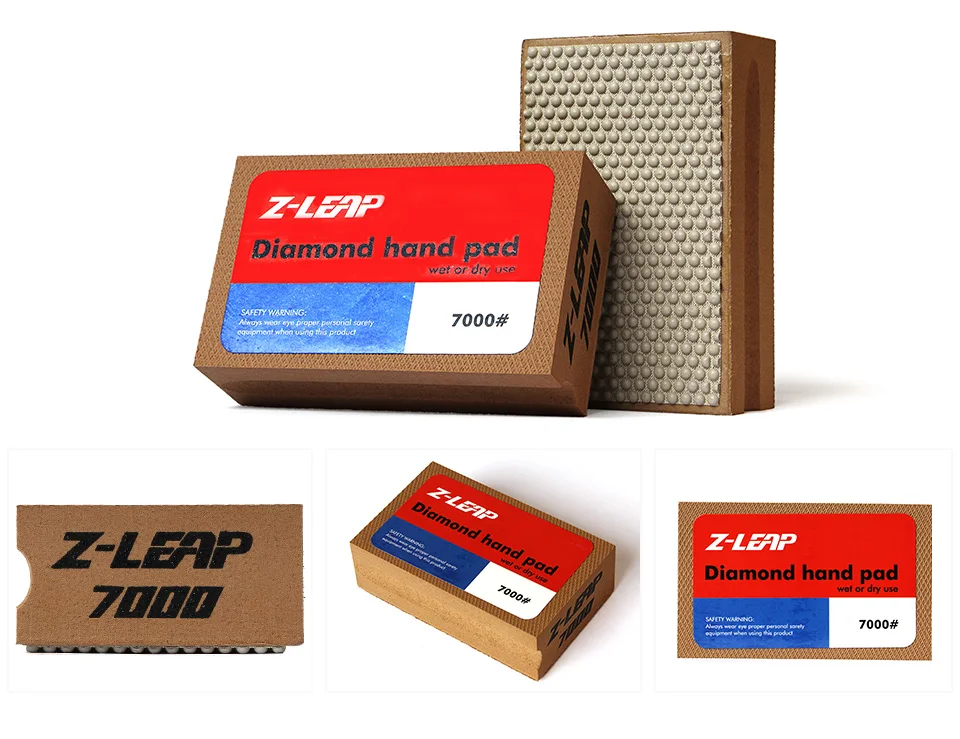 Z-LEAP, 1 шт., Полировочный круг из смолы с бриллиантами для ручной полировки, пена для стекла, керамики, мрамора, гранита, камня, мелкого шлифования, влажного использования, зернистость 800-7000
