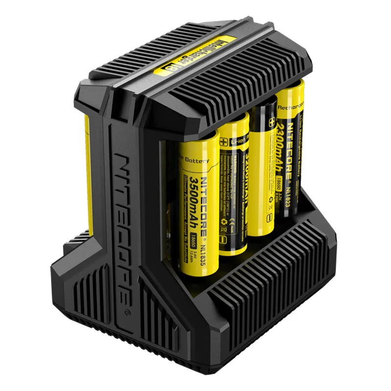 Интеллектуальное зарядное устройство Nitecore i8 8 слотов выход 4A интеллектуальная