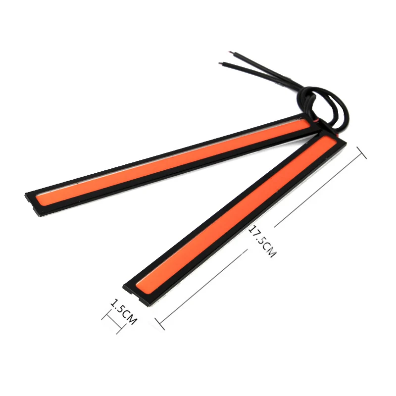 2 шт. универсальный автомобильный дневный ходовой светильник 17 см COB DRL