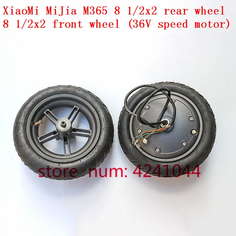 Xiaomi Mijia M365 передние и задние колеса 8 1/2x2 шины внутренней трубки пневматические шины Твердые наружные шины с ступицы колеса или скорости мотора