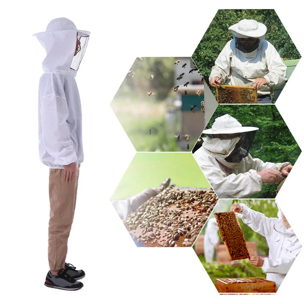 Куртка для пчеловодства Best защитная куртка с рукавом Bee Keeping дышащее оборудование