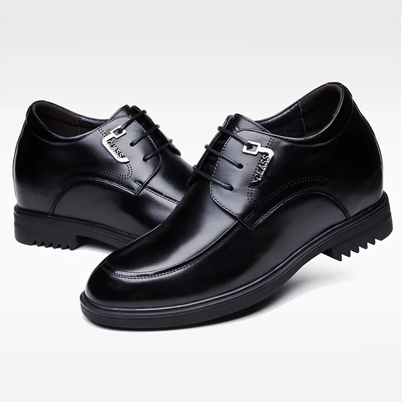 Мода Extra из натуральной кожи увеличивающие рост торжественное платье свадебные