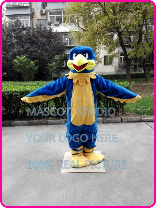 Маскарадный костюм синего Сокола косплей мультяшный персонаж карнавальный mascotte