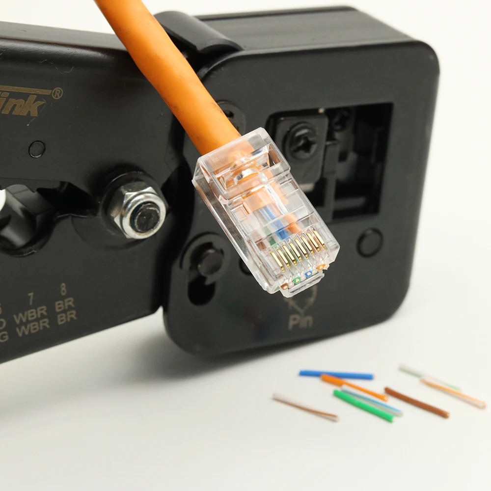 Xintylink EZ rj45 разъем cat6 ethernet кабель для подключения к сети cat5 cat5e rj 45 cat 6 сетевой 8p8c неэкранированный перфорация utp 50/100 шт