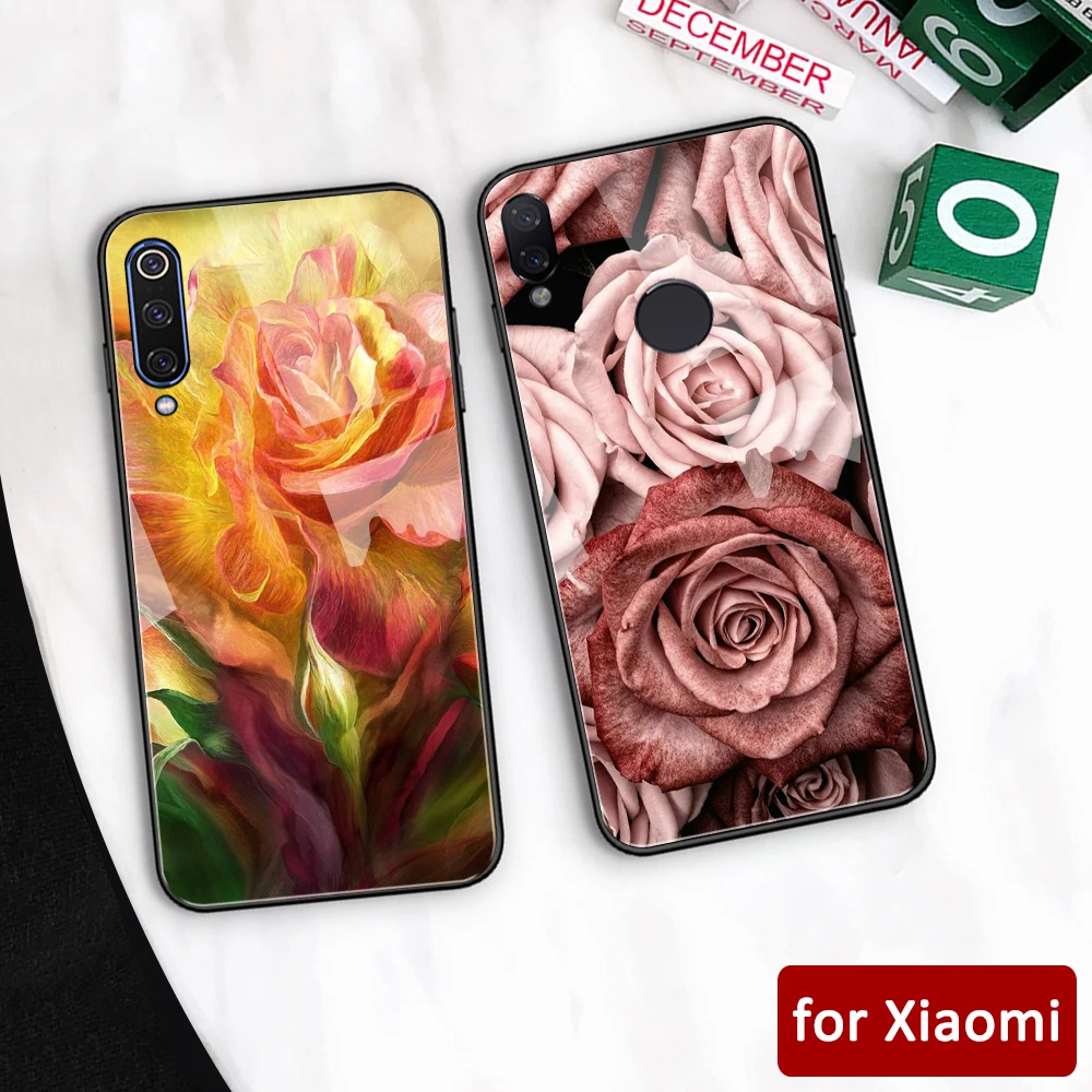Чехол для Redmi K20 pro стеклянный чехол задней панели note 7 Xiaomi mi 5 6 6x Note Mi Max 3 play