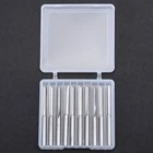 Набор концевых фрез с 2 канавками, хвостовик 3,175 мм, карбид вольфрама, биты для гравировки фрез, 10 шт.