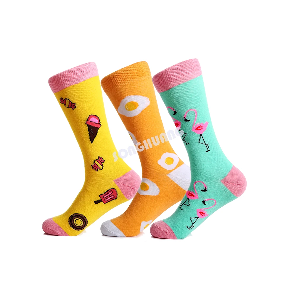 Модные мужские и женские Носки с рисунком клоуна фруктов лошади акулы ленивых