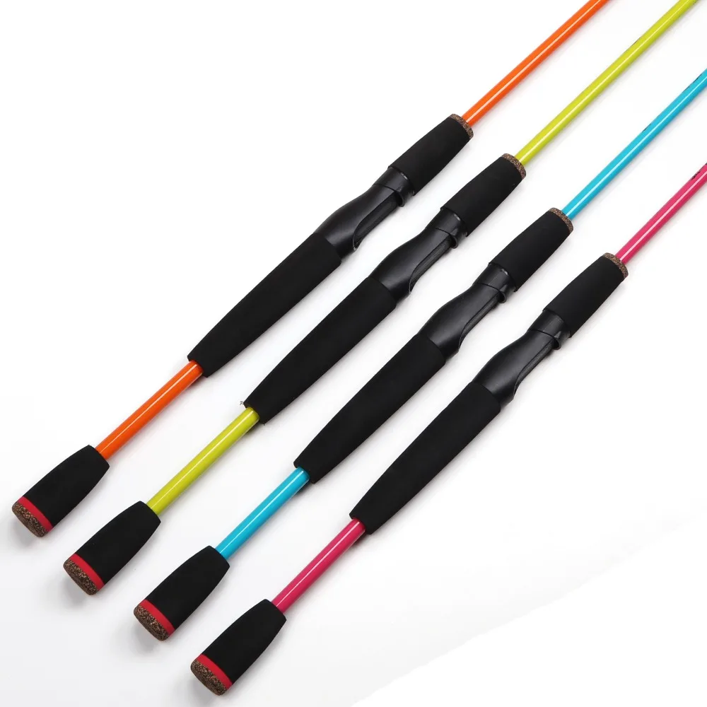 Удочка синий желтый розовый оранжевый спиннинг штанги отливки заманить Вес: 1/8-3/4