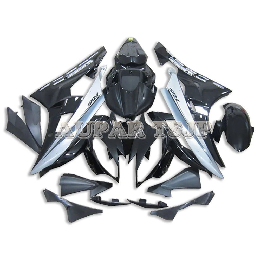 

Gloss Black Silver Cowlings Fit For Yamaha 2006 2007 YZF-600 R6 06 07 Sportbike Injection Plastic Pieces Motorcycle Covers