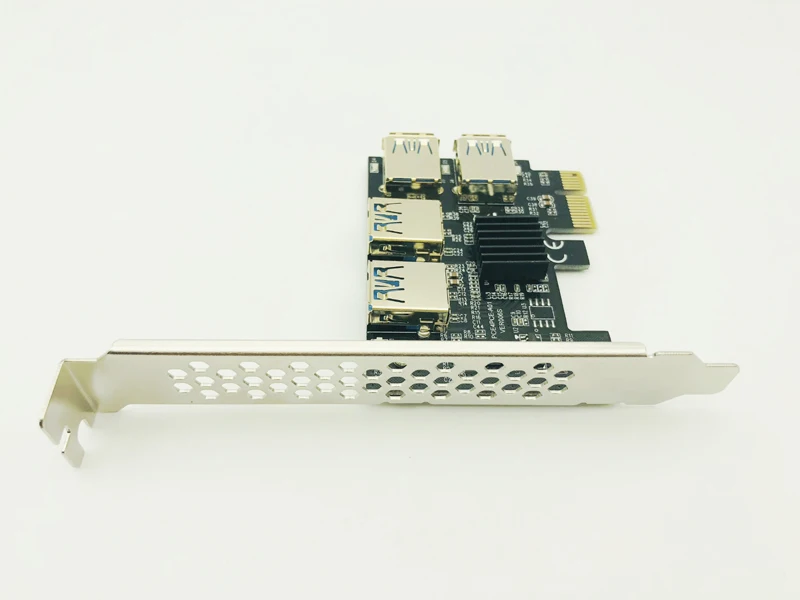 Новинка добавьте на карту PCIe 1 в 4 PCI express 16X слота переходную E 1X к внешнему e адаптер