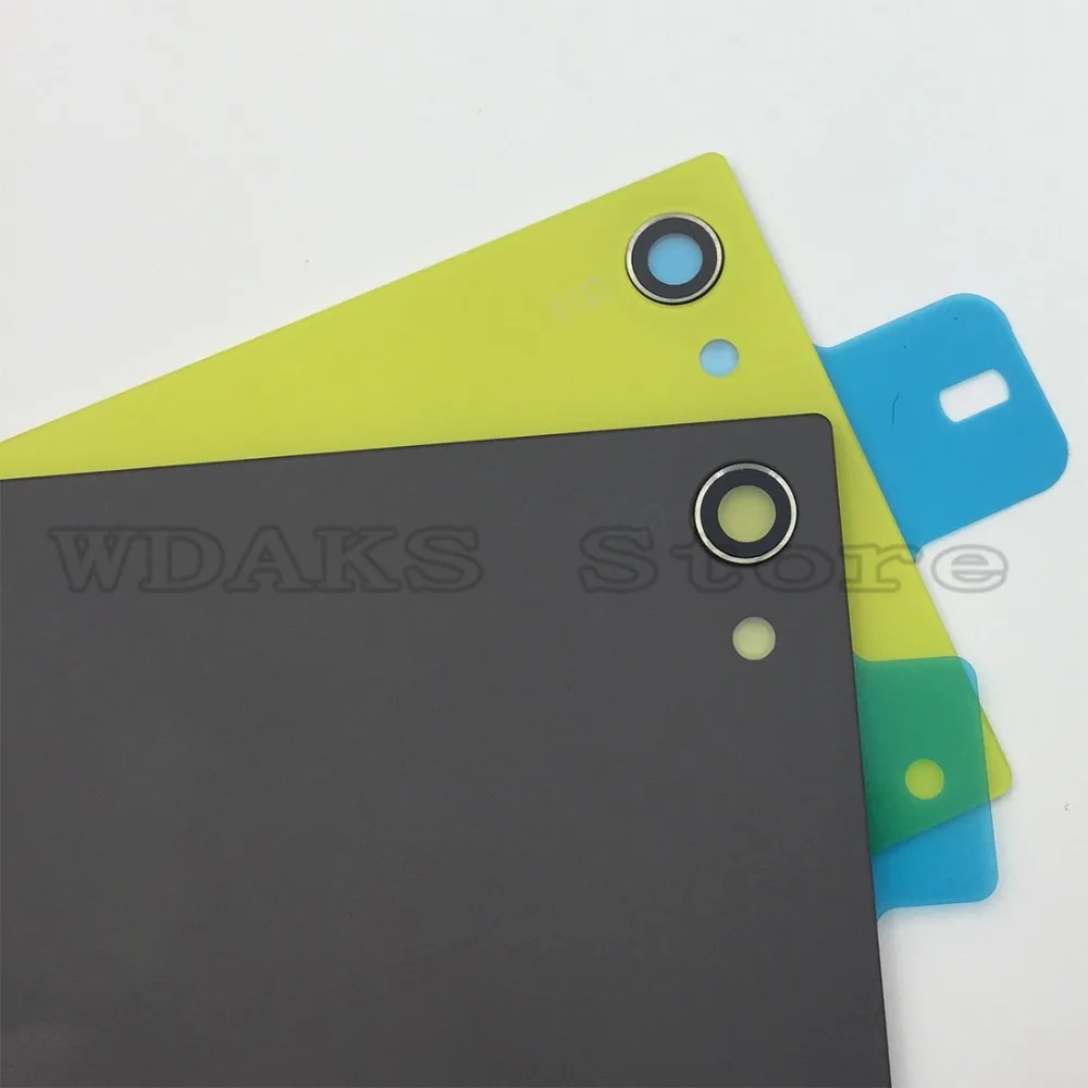 Матовый для sony Xperia Z5 компактный E5803 E5823 сзади Батарея задняя крышка Стекло двери