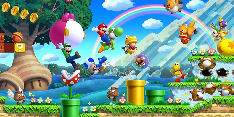 Детские полотенца с принтом Super Mario банное полотенце из микрофибры пляжное