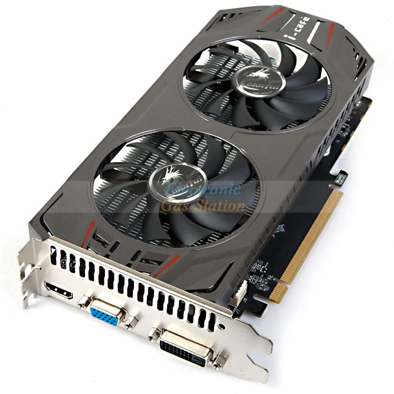 Оригинальный Рабочего Стола Красочный 750Ti Видеокарта NVIDIA GTX 2 ГБ GDDR5 128bit VGA DVI HDMI