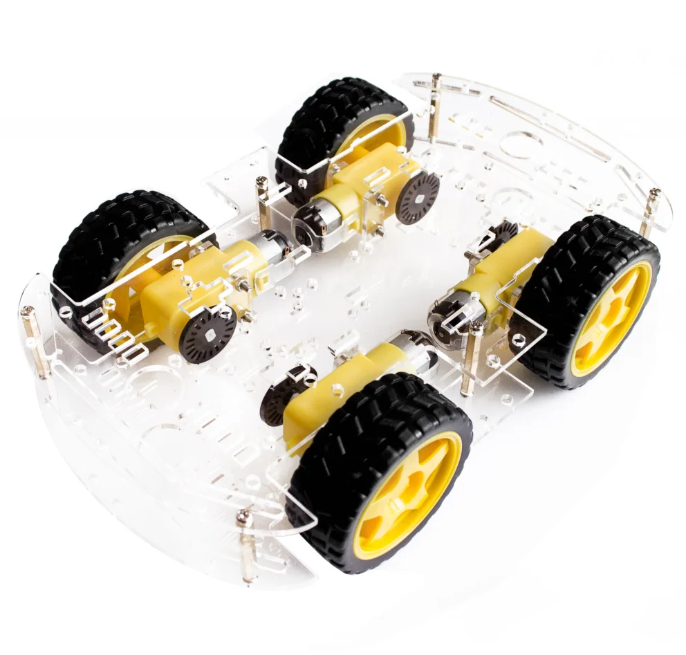 5 видов цветов 4WD умный робот автомобильные шасси для arduino с кодировщиком скорости