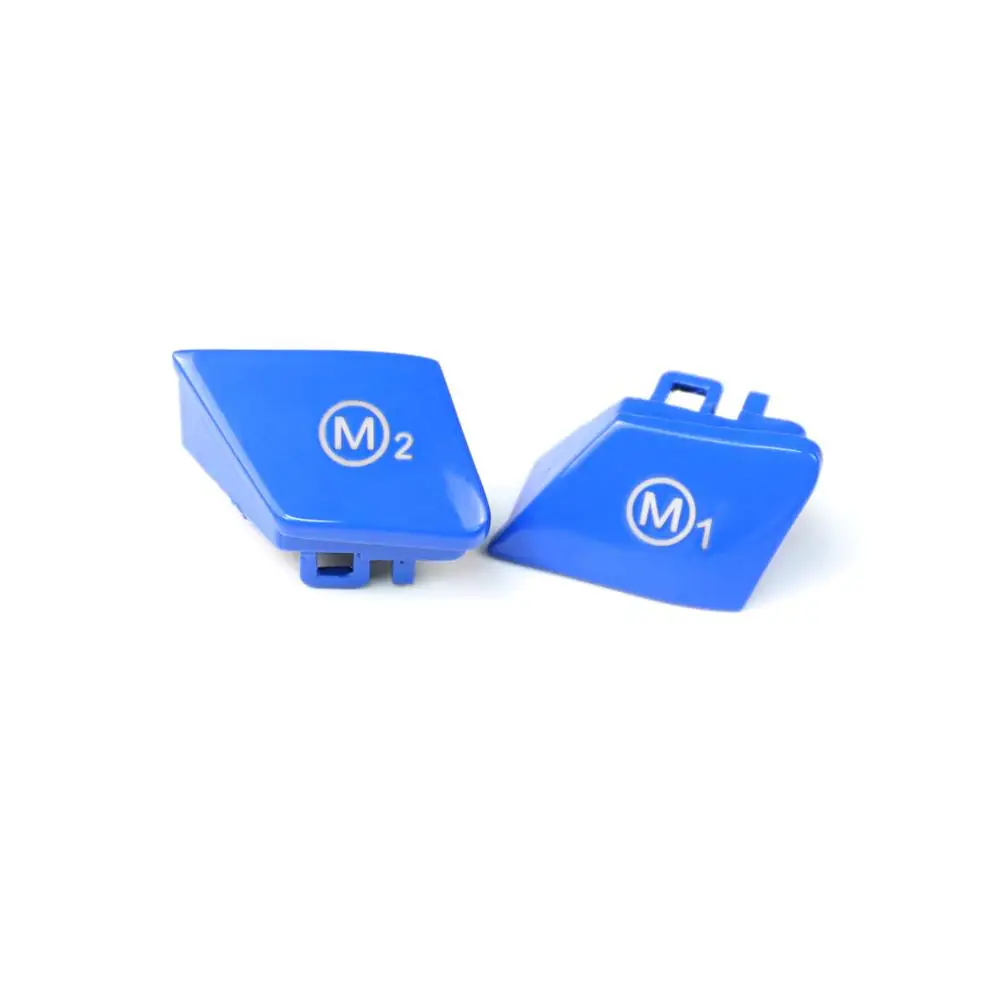 1 пара кнопка переключения на рулевое колесо для BMW M3 M4 F80 F82 F83 Blue|Лепнина