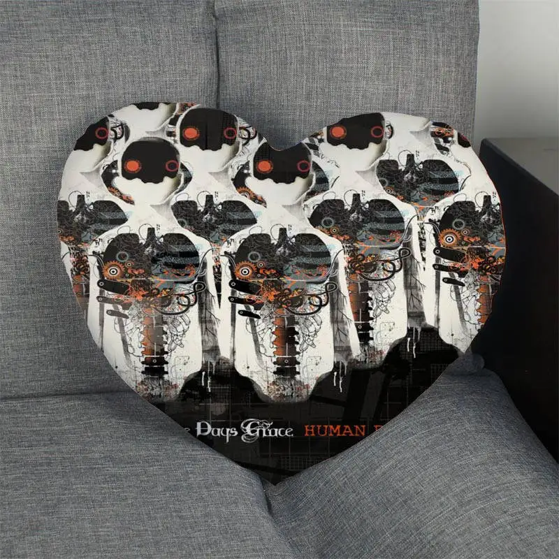 

Изготовленный На Заказ Three Days Grace сердце, накидка для подушки, застежка-молния пользовательских наволочка свадебные туфли для дома или офиса...