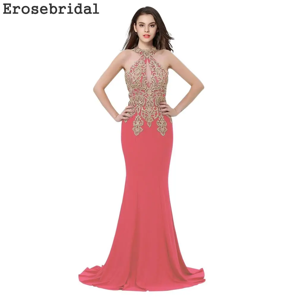 Color 6 Long Вечернее платье длинное Eorsebridal длинное выпускное платье формальное женское платье сексуальное с вырезом Дизайн Русалка vestido de festa ZDH03 - Цвет: Color 6 Long