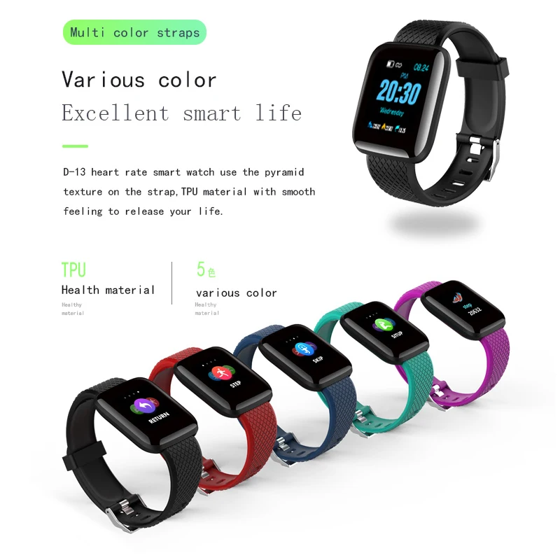 

KESHUYOU D13 clock smart wristband band smart bracelet fitness bracelet watch heart rate monitor sleep tracker smartband